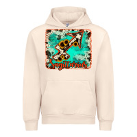 Sandshell Sagittarius turquoise cowhide Urban Hoodie - RanaPortraitStore