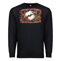 Black Baseball Lips Premium Sweatshirt - Jasminsmagicworld