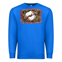 True Royal Baseball Lips Premium Sweatshirt - Jasminsmagicworld
