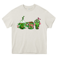 Cream Cactus Lover Cactus Coffee Cups Heavy Core Tee - FaDigitalArtStudio
