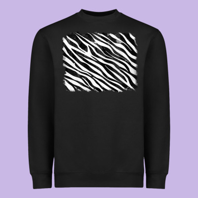 Zebra Background Heavyweight Sweatshirt Designed By Ranaportraitstore