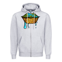 Heather Grey summer vibes pineapple lips Zipper Hoodie - Jasminsmagicworld