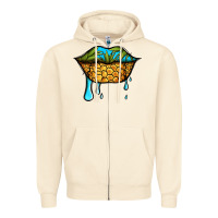 Sandshell summer vibes pineapple lips Zipper Hoodie - Jasminsmagicworld