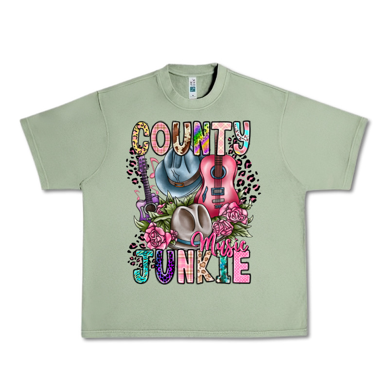 Country Music Junkie Urban Heavy Tee by CowhideDigitalArt | Teevron