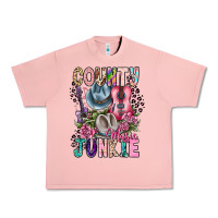 Salmon country music junkie Urban Heavy Tee - CowhideDigitalArt