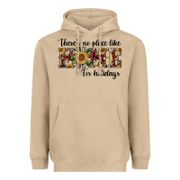 Mushroom there's no place like home for holidays Heavyweight Hoodie - RanaPortraitStore