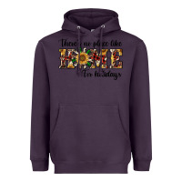 Plum there's no place like home for holidays Heavyweight Hoodie - RanaPortraitStore