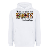 White there's no place like home for holidays Heavyweight Hoodie - RanaPortraitStore