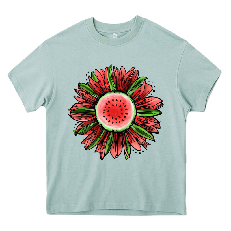 Watermelon Sunflower Heavy Core Tee by Jasminsmagicworld | Teevron