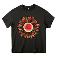 Asphalt Watermelon Sunflower Heavy Core Tee - Jasminsmagicworld