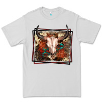 Western Bull Skull Premium Tee | Teevron