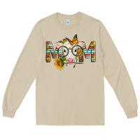 Mushroom Western Baby Calf Mom With Sunflower Long Sleeve Tee - LillyAllenDesigns