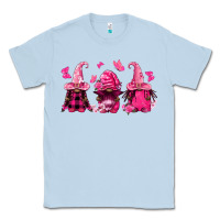 Dusty Blue breast cancer afro gnomies Classic Tee - FaDigitalArtStudio