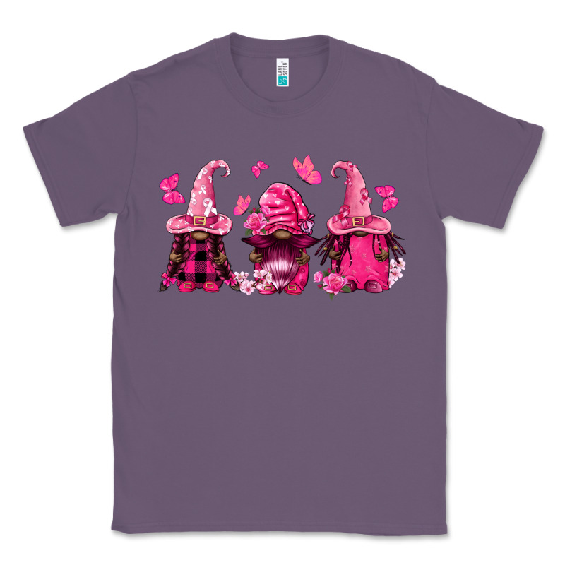 Breast Cancer Afro Gnomies Classic Tee by FaDigitalArtStudio | Teevron