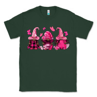 Sports Green breast cancer afro gnomies Classic Tee - FaDigitalArtStudio