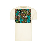 Vintage Arctic Longhorn Pattern Vintage Tee - CowhideDigitalArt