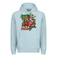 Blue Mist home for the holidays louisiana Premium Hoodie - BarkalooDesign