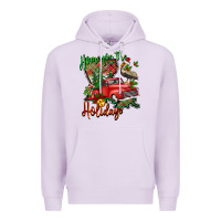 Lilac home for the holidays louisiana Premium Hoodie - BarkalooDesign