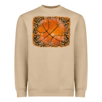 Mushroom glitter leopard basketball background Heavyweight Sweatshirt - RanaPortraitStore