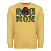 Antique Gold christmas dog mom dachshund Premium Sweatshirt - RanaPortraitStore