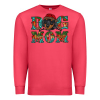 Cardinal christmas dog mom dachshund Premium Sweatshirt - RanaPortraitStore