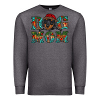 Charcoal Heather christmas dog mom dachshund Premium Sweatshirt - RanaPortraitStore