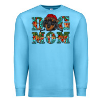 Ocean Blue christmas dog mom dachshund Premium Sweatshirt - RanaPortraitStore