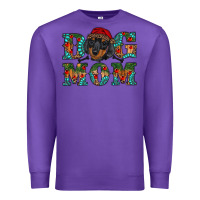 Purple christmas dog mom dachshund Premium Sweatshirt - RanaPortraitStore