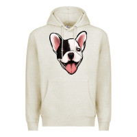 Oatmeal Heather French Bulldog Premium Hoodie - Jasminsmagicworld