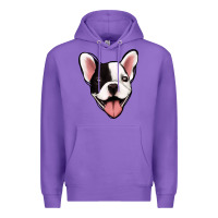 Purple French Bulldog Premium Hoodie - Jasminsmagicworld