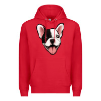 Red French Bulldog Premium Hoodie - Jasminsmagicworld