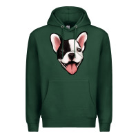 Sports Green French Bulldog Premium Hoodie - Jasminsmagicworld