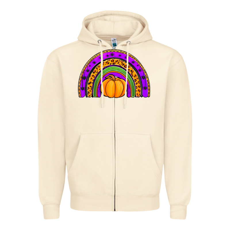 Halloween Rainbow Zipper Hoodie by Jasminsmagicworld | Teevron
