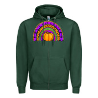 Sports Green halloween rainbow Zipper Hoodie - Jasminsmagicworld