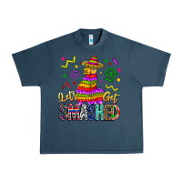 Midnight Navy Let's Get Smashed Urban Heavy Tee - CowhideDigitalArt