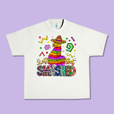 Let's Get Smashed Urban Heavy Tee Designed By Cowhidedigitalart