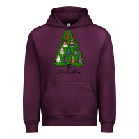 Mauve Wine ohh Christmas trees Urban Hoodie - RanaPortraitStore