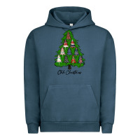 Pigment Midnight Navy ohh Christmas trees Urban Hoodie - RanaPortraitStore