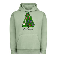 Pigment Oil Green ohh Christmas trees Urban Hoodie - RanaPortraitStore