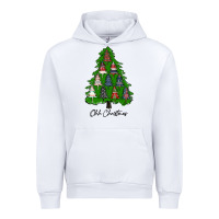 White ohh Christmas trees Urban Hoodie - RanaPortraitStore