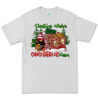 Dove Grey christmas wishes gingerbread kisses Premium Tee - FaDigitalArtStudio