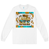 White queen bee Long Sleeve Tee - LillyAllenDesigns