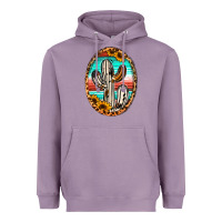 Lavender Western Cactus Heavyweight Hoodie - Jasminsmagicworld