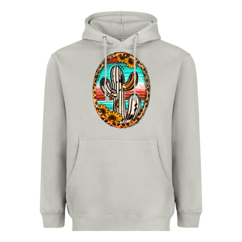 Western Cactus Heavyweight Hoodie by Jasminsmagicworld | Teevron