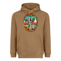 Toasted Coconut Western Cactus Heavyweight Hoodie - Jasminsmagicworld