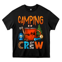 Black camping crew camper coffee mug Heavy Core Tee - FaDigitalArtStudio