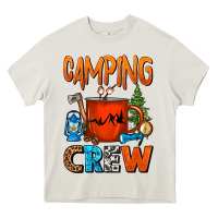 Cream camping crew camper coffee mug Heavy Core Tee - FaDigitalArtStudio
