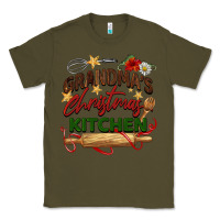 Army Green grandma's Christmas kitchen Classic Tee - BarkalooDesign