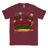 Burgundy grandma's Christmas kitchen Classic Tee - BarkalooDesign