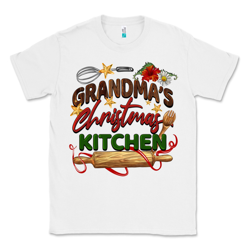 Grandma's Christmas Kitchen Classic Tee by BarkalooDesign | Teevron